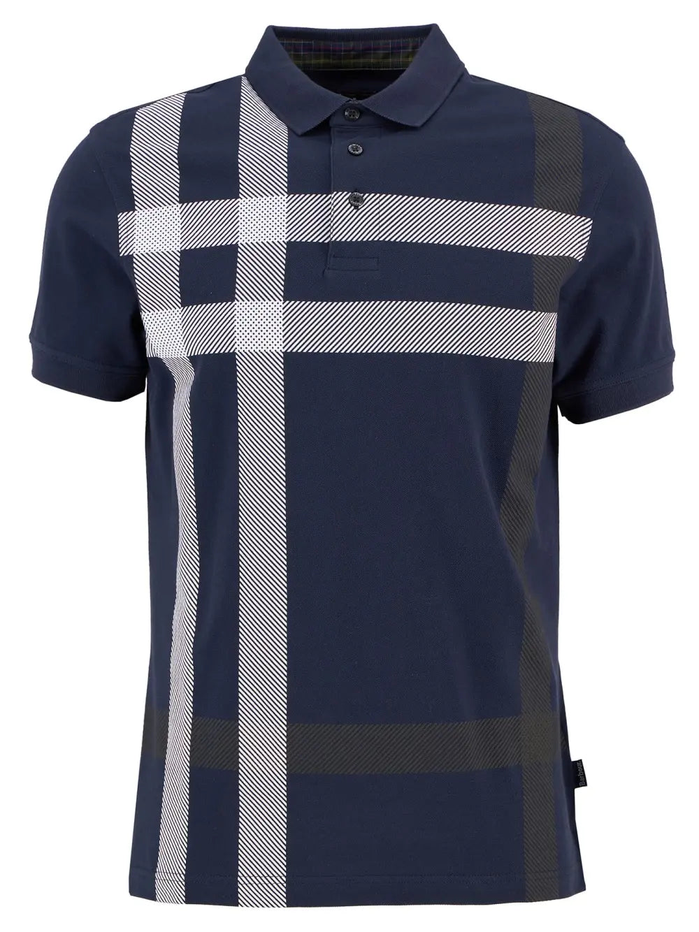 Barbour Blaine Tartan S/S Polo MML1117NY31 MML1117WH11