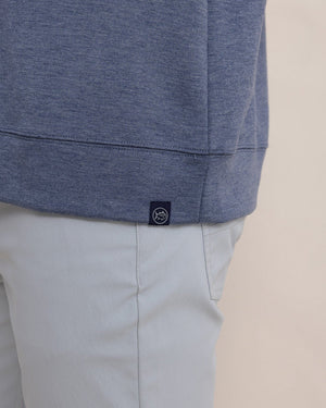 Southern Tide Whyche Interlock Heather Quarter Zip 11148