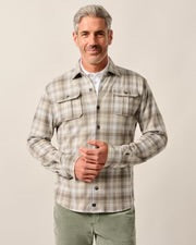 Johnnie-O Marcelo Stretch Knit Flannel Lodge Shirt JMWL101140