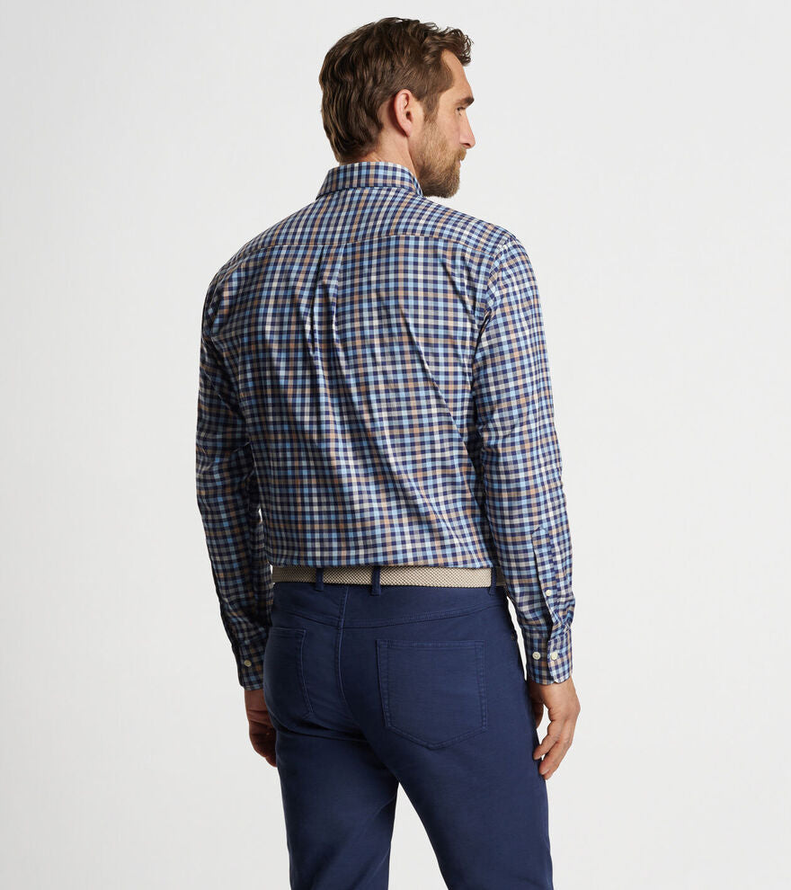 Peter Millar Chambly Crown Lite Cotton-Stretch Sport Shirt MF24W13LTB