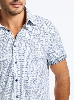 Robert Graham Avalon Short Sleeve Knit Shirt S25213C-960
