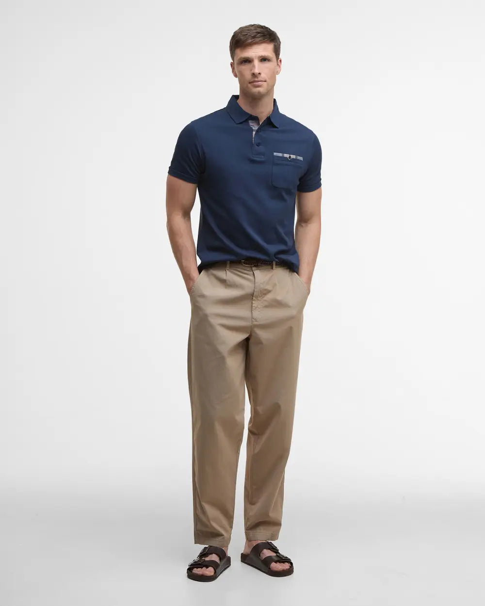 Barbour Prem Tailored Corpatch Polo MML1496NY91