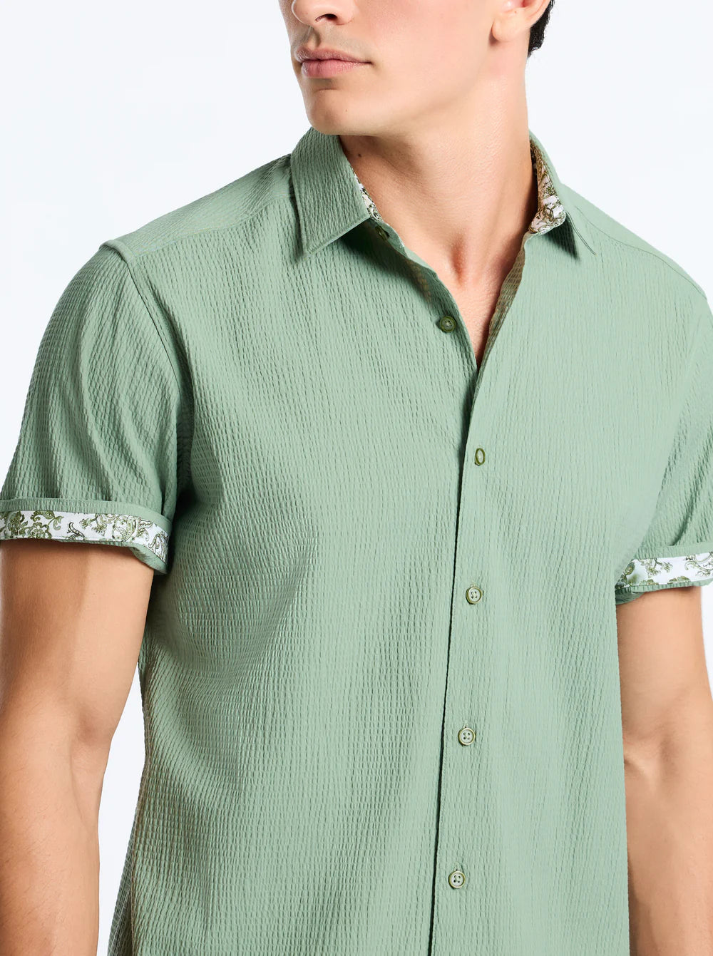 Robert Graham Thresher Short Sleeve Woven Shirt S25206C 100 308 862
