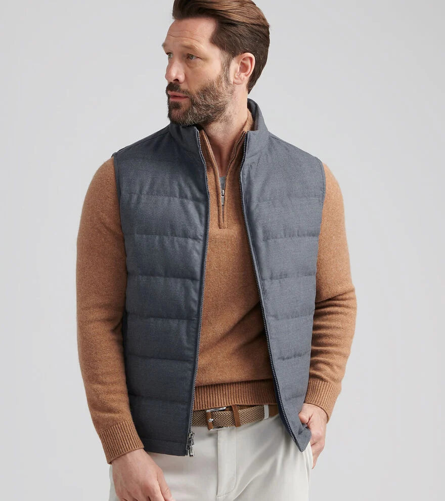 Peter Millar Davos Flannel Vest MF25Z40