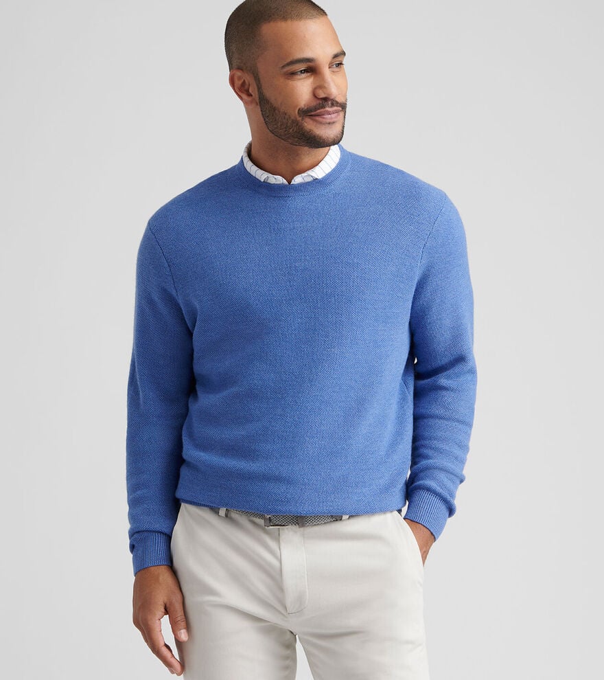 Peter Millar Autumn Crest Honeycomb Crewneck Sweater MF25S44