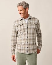 Johnnie-O Marcelo Stretch Knit Flannel Lodge Shirt JMWL101140