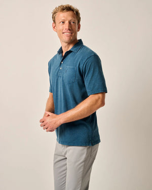 Jonnie-O Original 4 Button Polo Coastal Wash JMPO8180