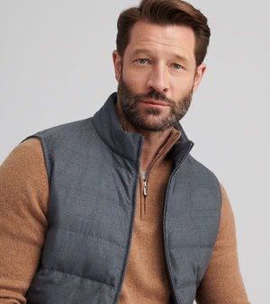 Peter Millar Davos Flannel Vest MF25Z40 – Giovanni's Fine Fashions
