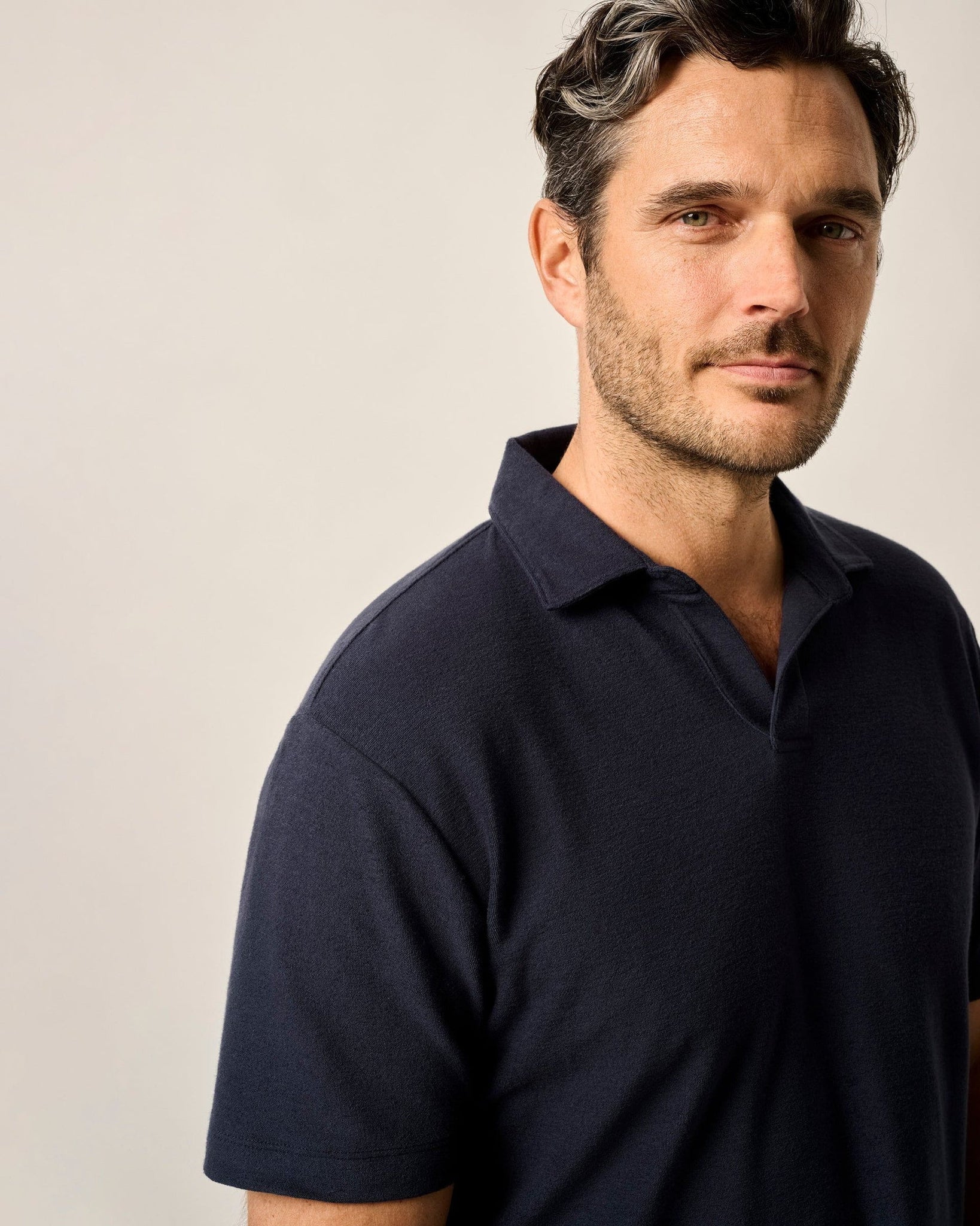 Johnnie-O French Terry Johnny Collar Polo Frankie JMPO101520