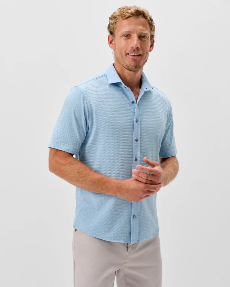 Johnnie-O Men's Hangin' Out Surfsucker Shirt JMWS100020