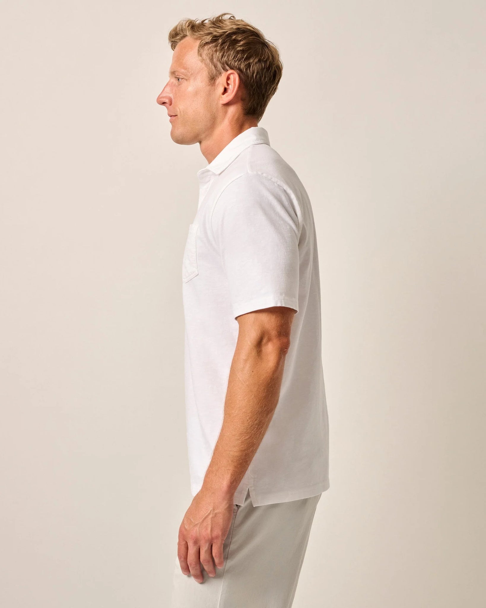 Jonnie-O Original 4 Button Polo Coastal Wash JMPO8180