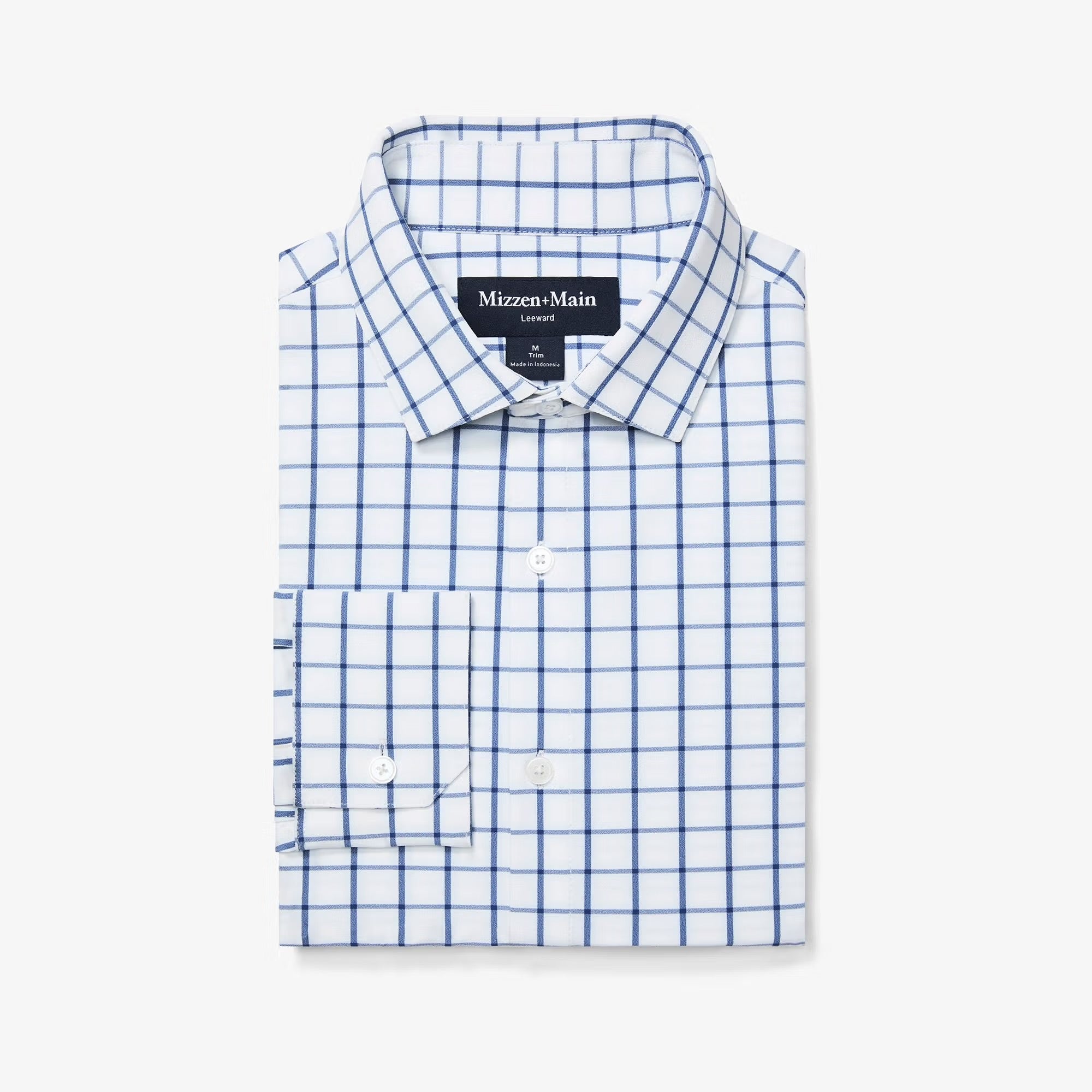 Mizzen + Main Leeward No Tuck LS Dress Shirt 1WS-0905 1903 0910 TBU14