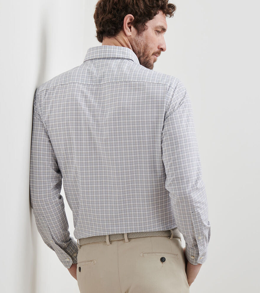 Peter Millar Carter Performance Poplin Sport Shirt MF25XW06LTDP
