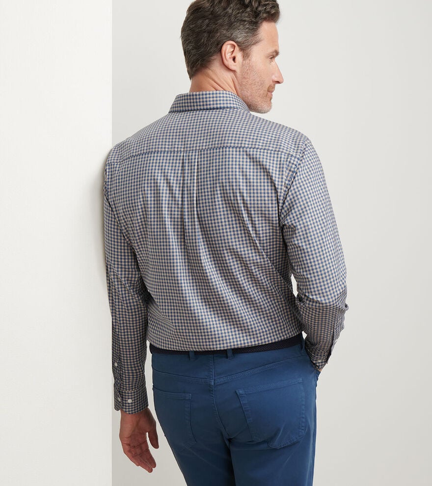 Peter Millar Conway Crown Lite Cotton Stretch Sport Shirt MF25W03LTB