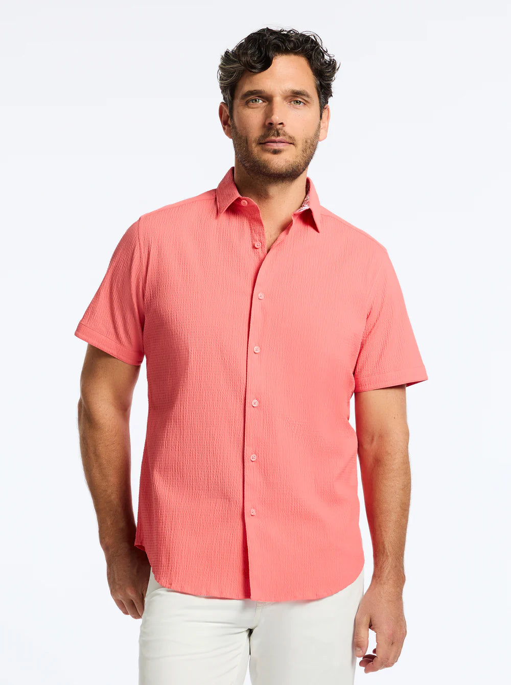 Robert Graham Thresher Short Sleeve Woven Shirt S25206C 100 308 862