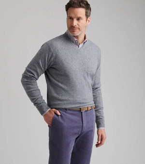 Peter Millar Crown Heritage Cashmere V Neck Sweater MF25S50