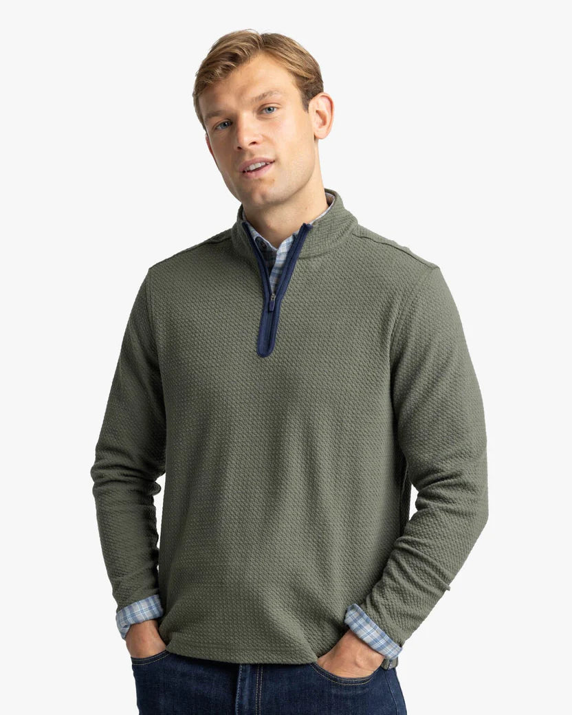 Southern Tide Heather Outbound Quarter Zip 10763