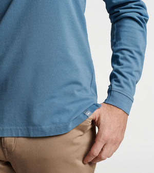 Peter Millar Lava Wash Long Sleeve Polo MF23K21