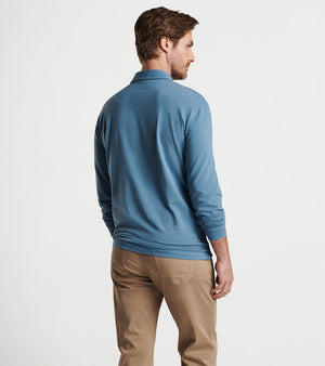 Peter Millar Lava Wash Long Sleeve Polo MF23K21