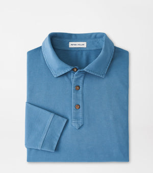 Peter Millar Lava Wash Long Sleeve Polo MF23K21