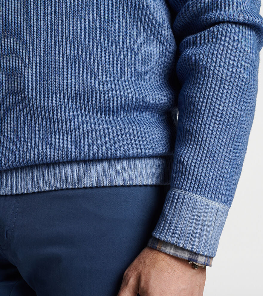 Peter Millar Layton Garment Dyed Quarter Zip MF23S19