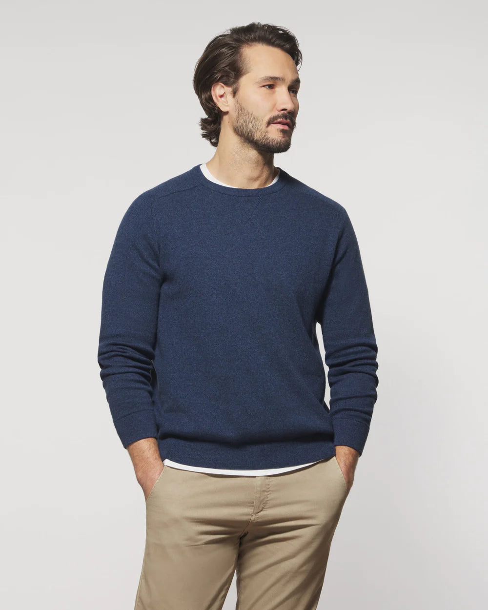 Johnnie O Medlin Cotton Blend Crew Sweater JMSW1820 – Giovanni's Johnnie O Medlin Cotton Blend Crew Sweater JMSW1820 – Giovanni's