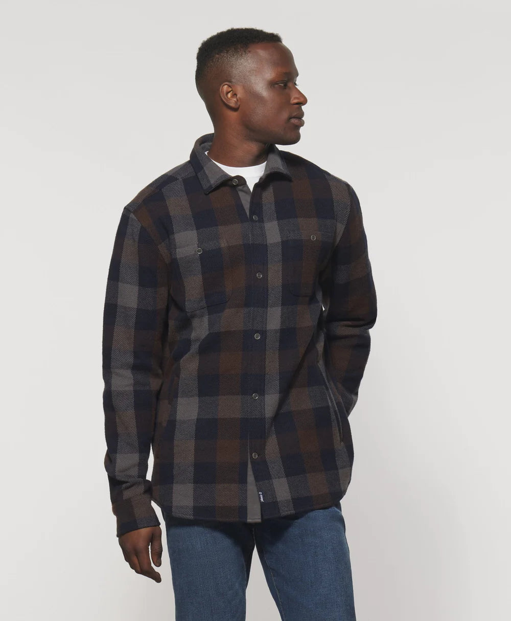 Johnnie-O Mossell Flannel Shacket JMSJ1190