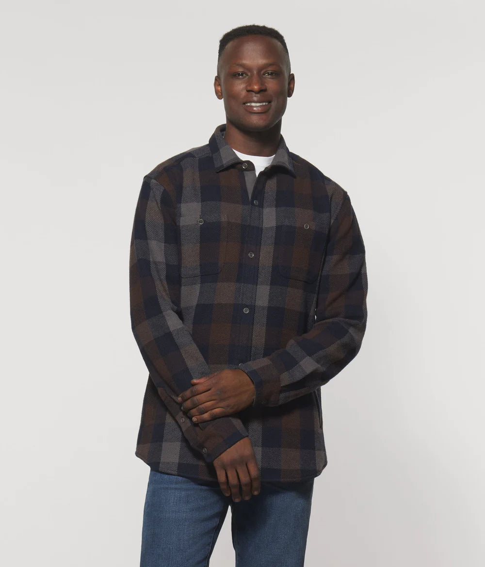 Johnnie-O Mossell Flannel Shacket JMSJ1190