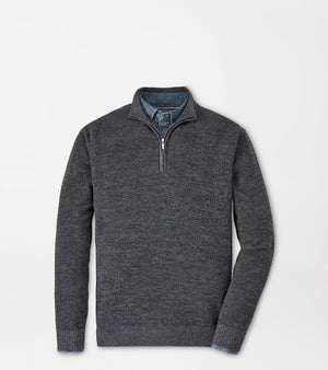 Peter Millar Kitts Twisted  Quarter-Zip Sweater - MF23S05