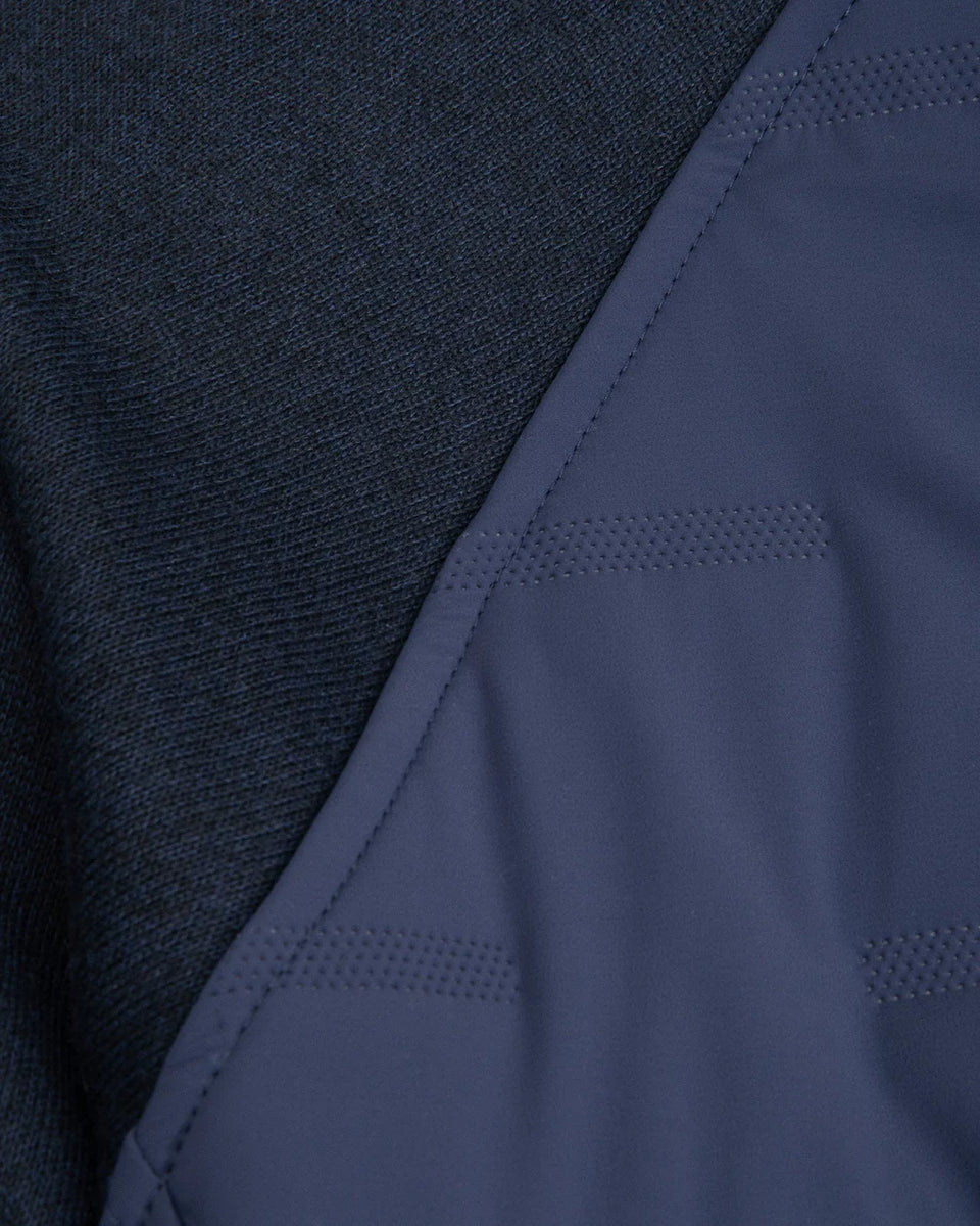 Veste Zippée Intégrale Johnnie O Homme - Bleu Whatley Mixed Media - Taille M