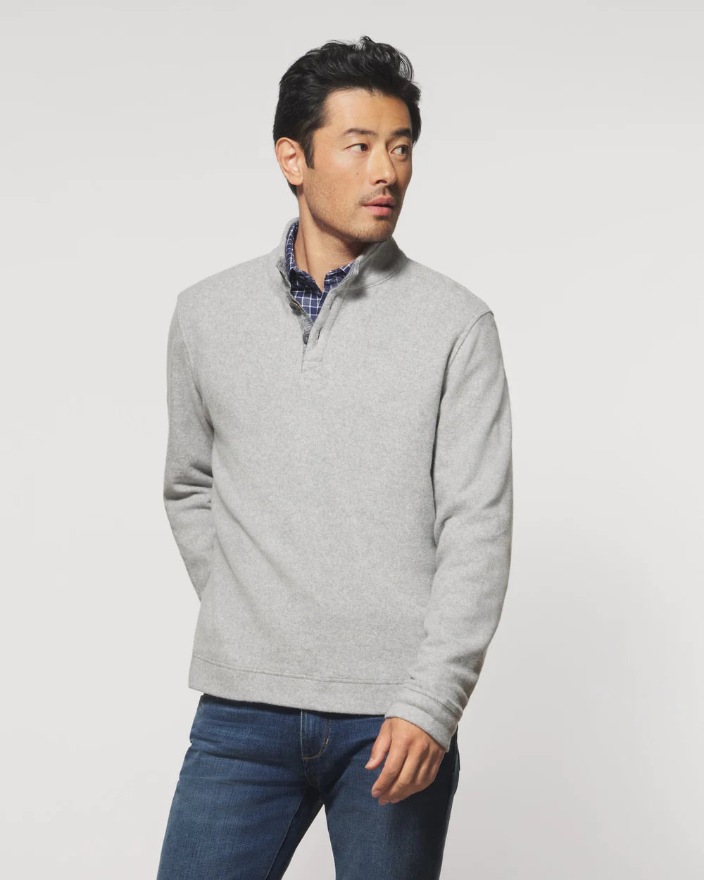 Johnnie O Brevard Cotton Henley Pullover JMKO4000