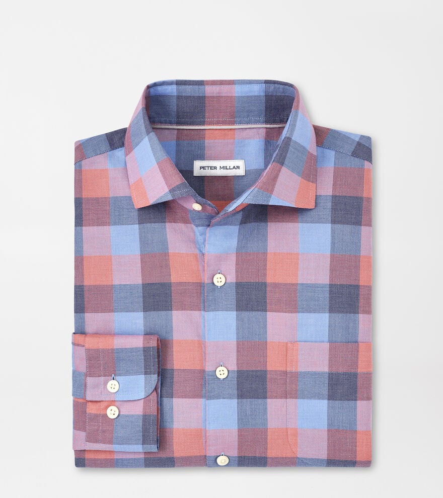 Peter Millar Boothbay Summer Soft Cotton Sport Shirt MS24W03LTS