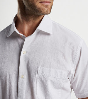 Peter Millar Seaward Seersucker Cotton Sport Shirt MS24W67SUF