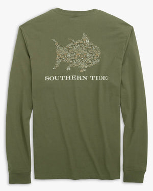 Southern Tide  Livin Lodge Skipjack Fill Tee L/S 10397
