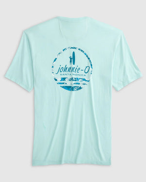 Johnnie-O Blue Hawaiian Graphic T-Shirt JMST3280