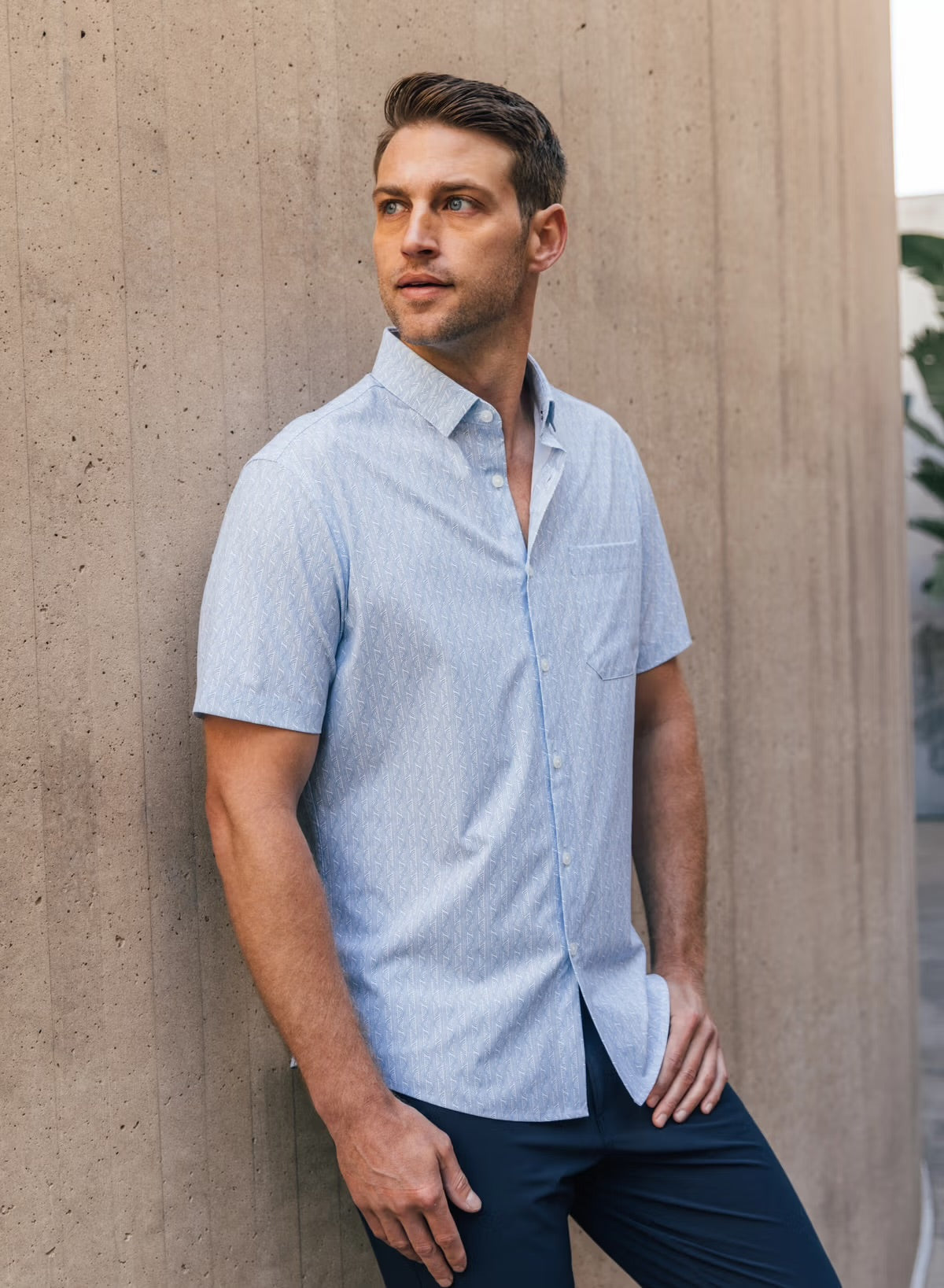 Mizzen + Main Leeward SS Dress Shirt