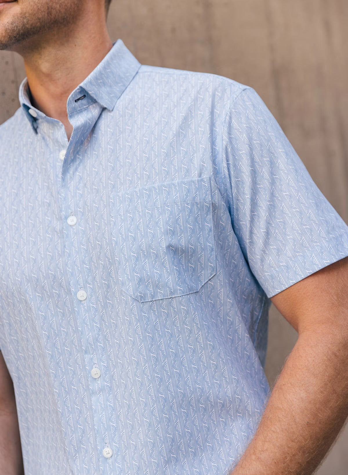 Mizzen + Main Leeward SS Dress Shirt