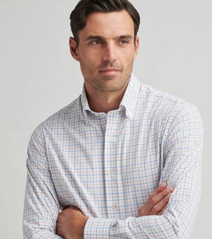 Peter Millar Baker Performance Poplin Sport Shirt MS25XW06LTDP