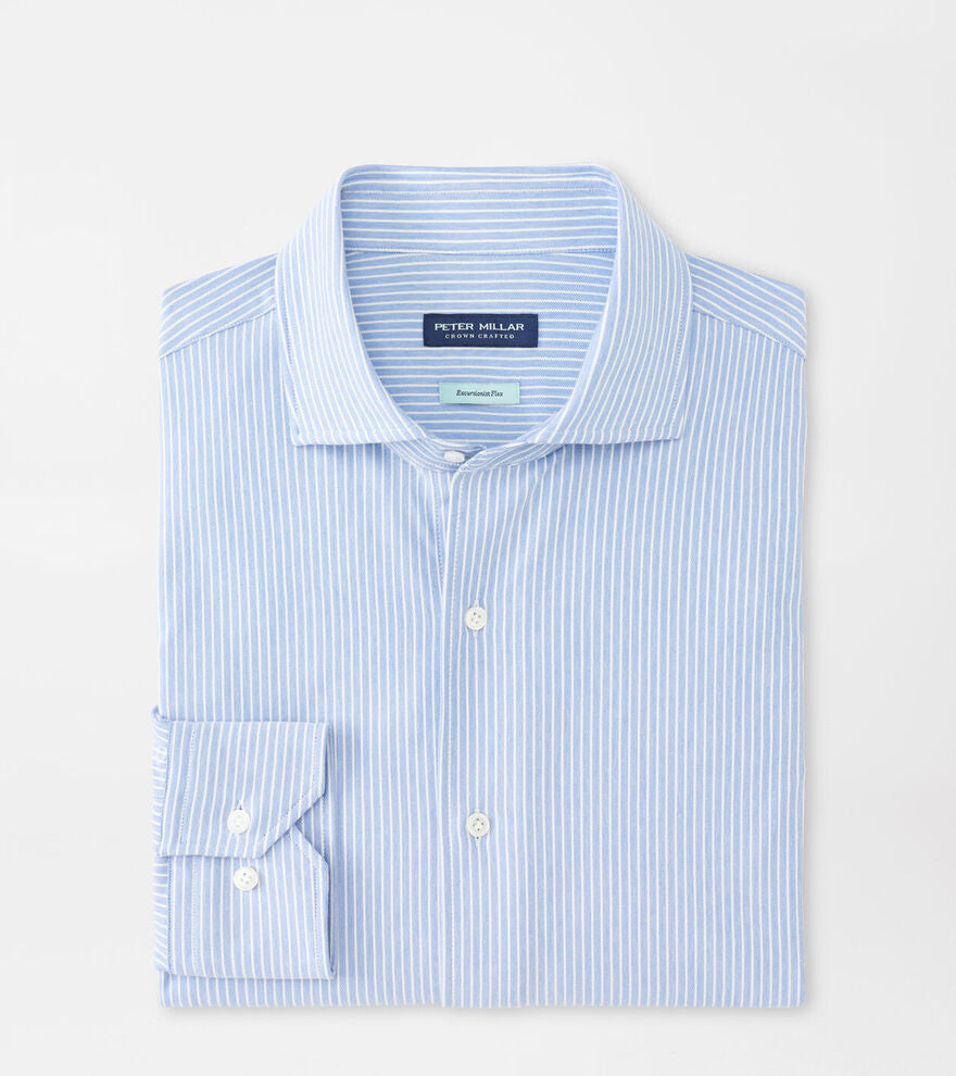 Peter Millar Excursionist Flex Thin Stripe Sport Shirt MS25XW12LTX