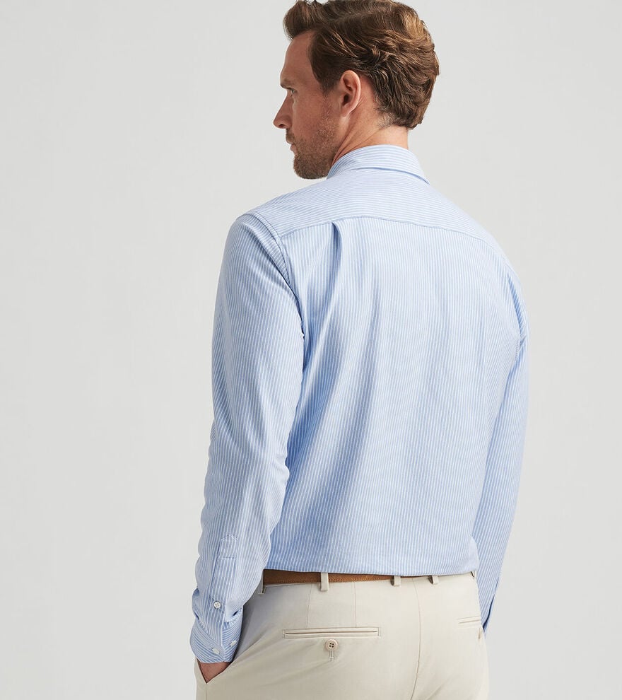 Peter Millar Excursionist Flex Thin Stripe Sport Shirt MS25XW12LTX