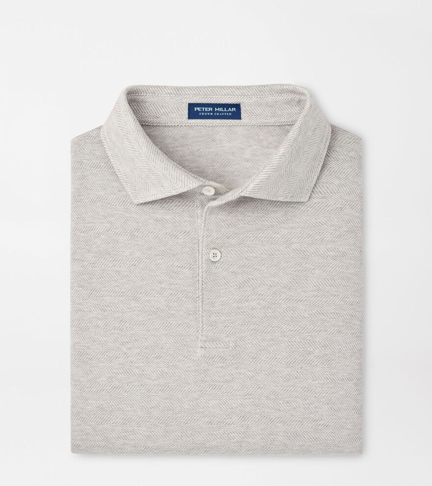 Peter Millar Harris Herringbone Short Sleeve Knit Polo MS25XK36