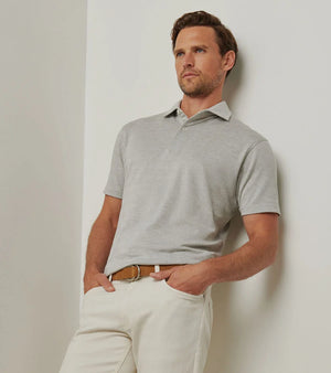 Peter Millar Harris Herringbone Short Sleeve Knit Polo MS25XK36