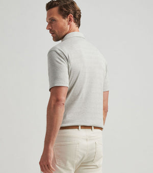 Peter Millar Harris Herringbone Short Sleeve Knit Polo MS25XK36