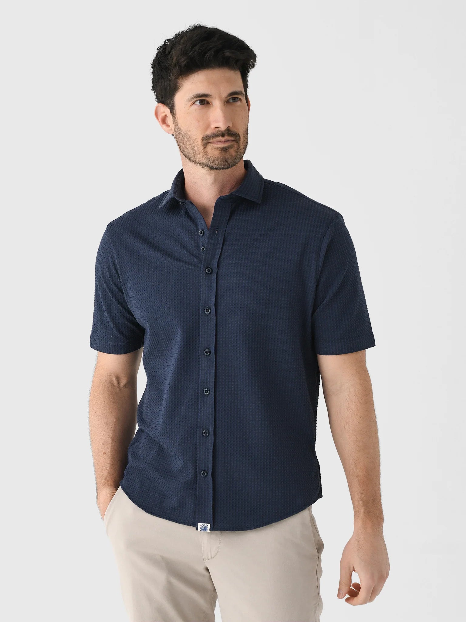 Johnnie-O Men's Hangin' Out Surfsucker Shirt JMWS100020 Johnnie-O Men's Hangin' Out Surfsucker Shirt JMWS100020