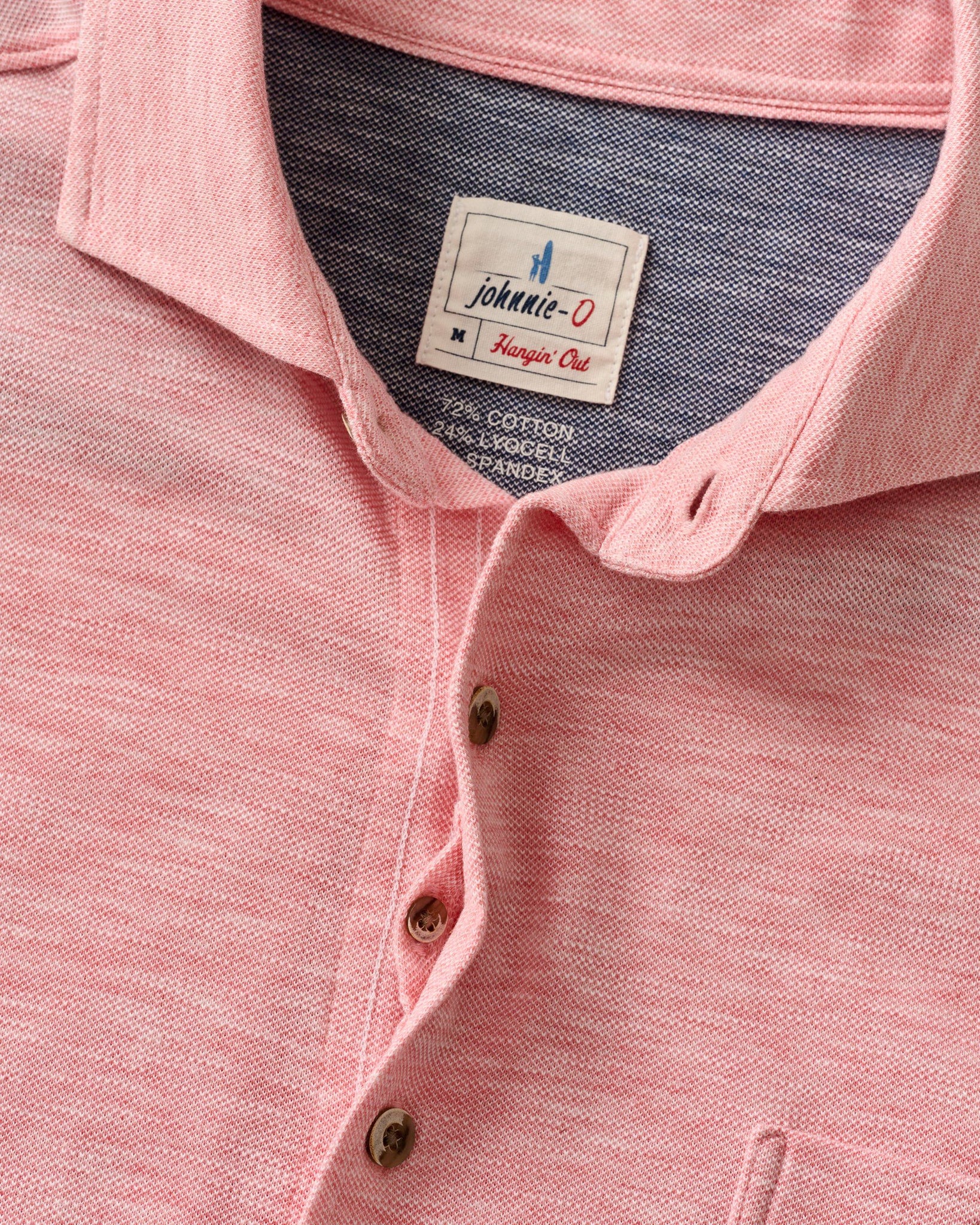 Johnnie-O Short Sleeve Knit Pique Button Up Shirt-Kayce JMWS100030