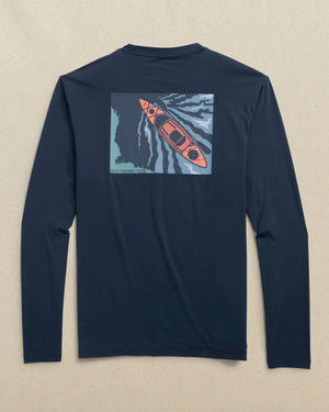 Southern Tide - Kayak Marshview Long Sleeve Performance T-Shirt - 12101