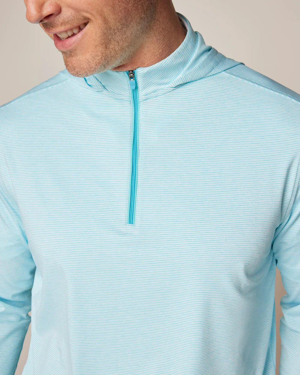 Johnnie-O Hybrid Performance 1/4 Zip Hoodie-JMHD1150