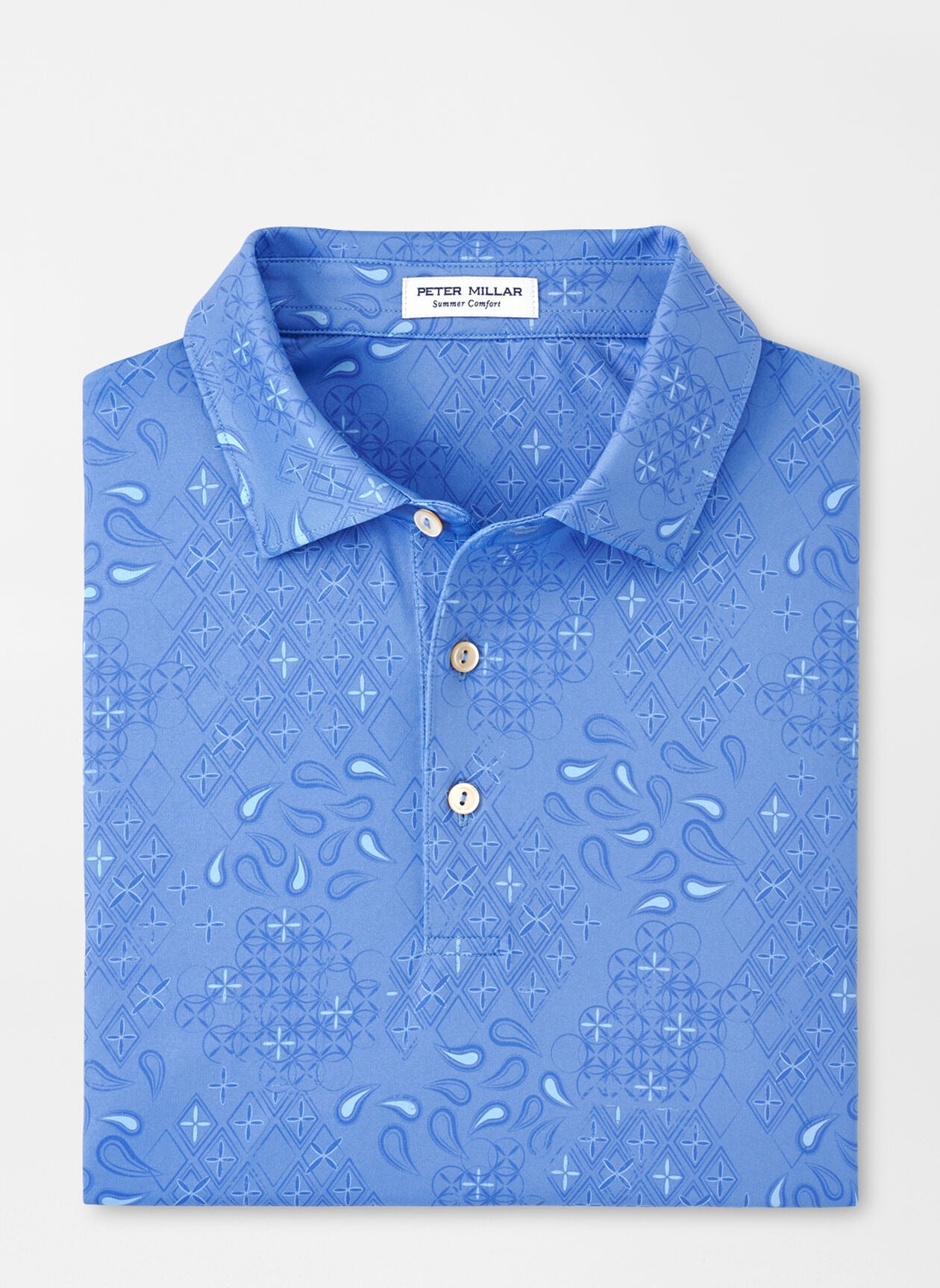 Peter Millar Geo Paisley Performance Jersey Polo MS24EK28S