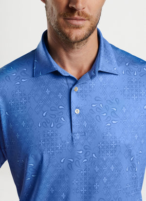 Peter Millar Geo Paisley Performance Jersey Polo MS24EK28S