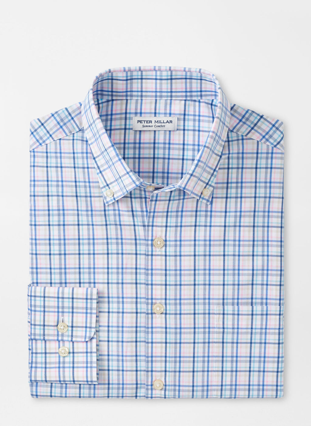 Peter Millar Roxbury Performance Poplin Sportshirt MS24W44LTBP
